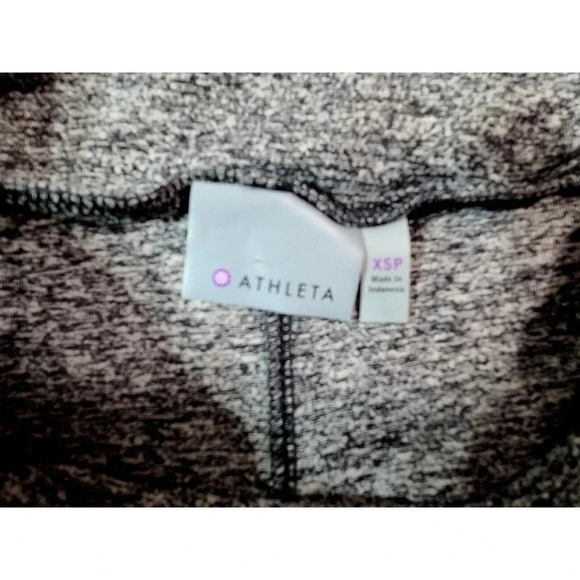 Athleta Women's Bodega Activewear Skirt Size XSP Heathered Charcoal Ruched Waist - Picture 5 of 6